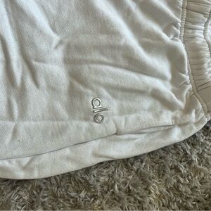 Alo White sweat pants
